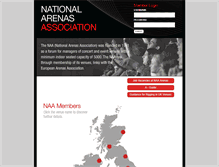 Tablet Screenshot of nationalarenasassociation.com